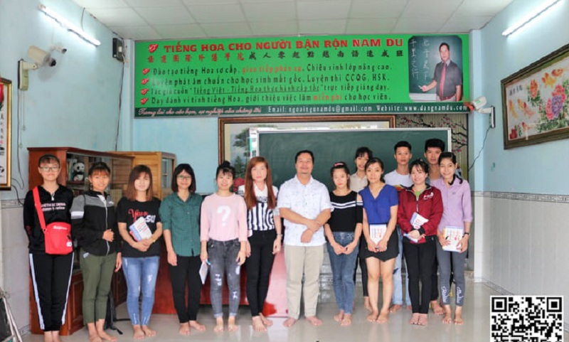 Hình 4: Học tiếng Trung tại Trung tâm Hoa Ngữ Nam Du